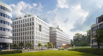 CBRE: Palmovka Open Park complex headquartered by KOFEIN digital agency