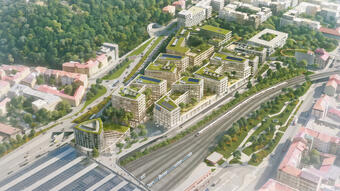 Smíchov City is the largest urbanization in central Prague since the founding of Vinohrady at the end of the 19th century by Martina Marečková
