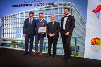 The Roztyly Plaza office building won the CIJ Awards in the Best Office Development of the Year category