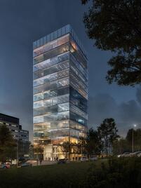 Obermeyer Helika-Designed Prospect Project: Zlín's New Business & Lifestyle Landmark