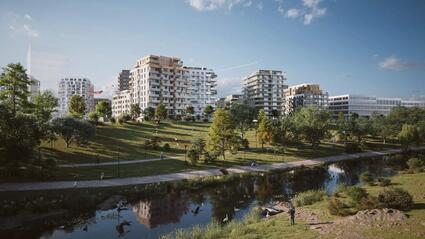 Prague's Nový Rohan: A New Hub for Business in Karlín with 15 Billion CZK Investment