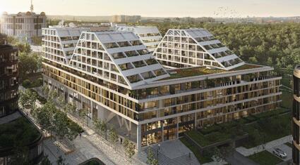 Prague's Hagibor Development: Prime Office Space and Thriving Mixed-Use Environment