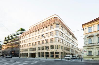 Prague's Palác Dunaj: WELL Gold Certified Offices Fully Booked, Last Commercial Space Available