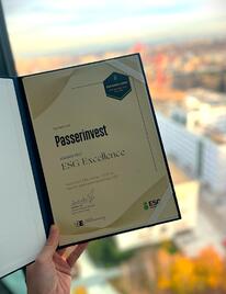 Rent Sustainable Office Space: Passerinvest Group Achieves Top ESG Ranking in Czech Republic