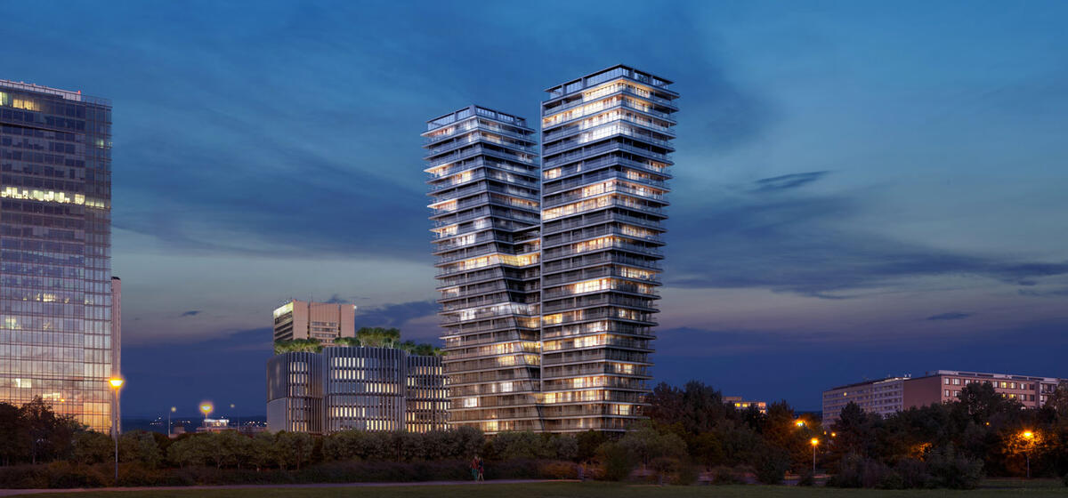 Poznejte V Tower, nejvyšší a nejluxusnější bytový dům v ČR Poznejte V Tower, nejvyšší a nejluxusnější bytový dům v ČR