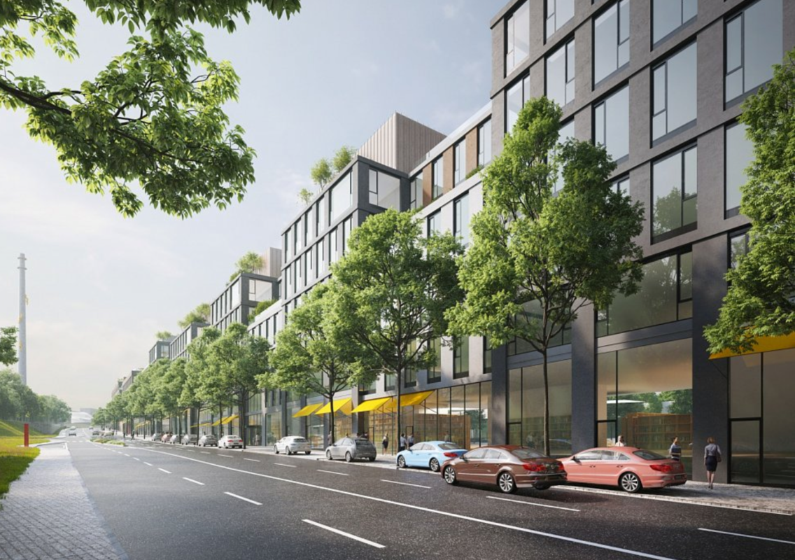 Offices, apartments, hotel and wide boulevard. The new Waltrovka is introduced