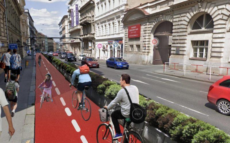 Bicycle paths to be built around Prague city centre