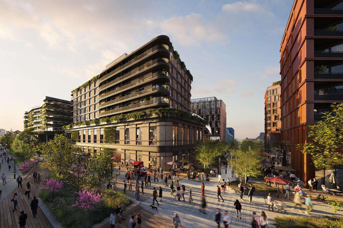 Construction of the Brno Dornych project: 90% of the material from the demolished old building will be recycled