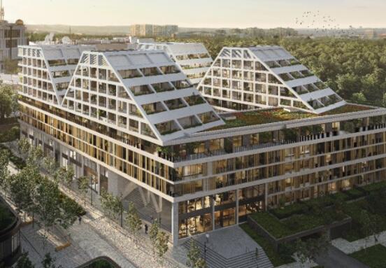 Prague's Hagibor Development: Prime Office Space and Thriving Mixed-Use Environment