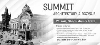 World-renowned architects Diller and Prix at the Architecture and Development Summit on 26 September in Prague